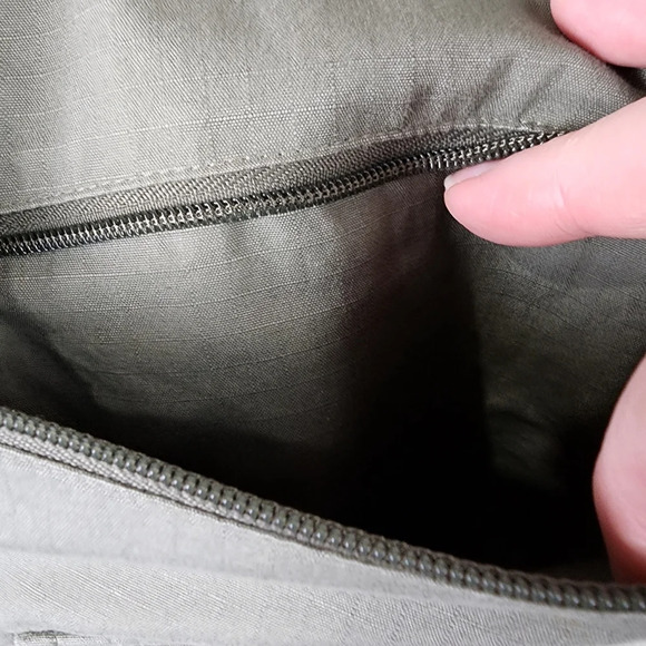 Vintage Jones New York Utility Fishing Hunting Vest Olive Green Cotton Large - Picture 5 of 15